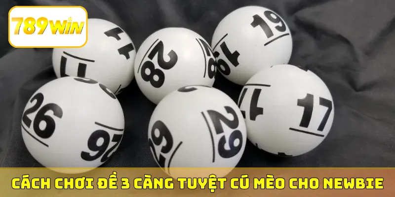 Cách chơi đề 3 càng tuyệt cú mèo cho newbie