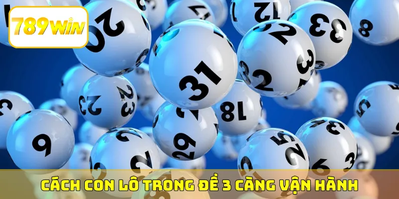 Cách con lô trong đề 3 càng vận hành