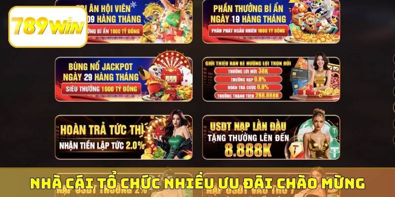 Nhà cái tổ chức nhiều ưu đãi chào mừng