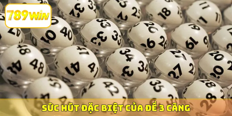 Sức hút đặc biệt của đề 3 càng